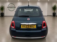USED 2023 23 FIAT 500 Blue 1.0 MHEV hatchback, 36,372 miles, Euro 6, ULEZ compliant, 6-speed manual, 15in alloys, 7in touchscreen, CarPlay/Android Auto, sunroof. This 2023 Fiat 500 is a superb example, having had only one owner from new. It is powered by an efficient 1.0 litre petrol engine, meeting Euro 6 emissions standards. This model comes equipped with a fixed sunroof, offering a bright and airy cabin experience. Inside, you'll find a 7 inch HD touchscreen radio complete with Bluetooth, USB connectivity, and DAB digital radio. For your comfort, it features air conditioning, and seamless integration with your smartphone is provided through Apple CarP