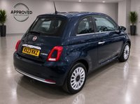 USED 2023 23 FIAT 500 Blue 1.0 MHEV hatchback, 36,372 miles, Euro 6, ULEZ compliant, 6-speed manual, 15in alloys, 7in touchscreen, CarPlay/Android Auto, sunroof. This 2023 Fiat 500 is a superb example, having had only one owner from new. It is powered by an efficient 1.0 litre petrol engine, meeting Euro 6 emissions standards. This model comes equipped with a fixed sunroof, offering a bright and airy cabin experience. Inside, you'll find a 7 inch HD touchscreen radio complete with Bluetooth, USB connectivity, and DAB digital radio. For your comfort, it features air conditioning, and seamless integration with your smartphone is provided through Apple CarP