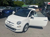 USED 2023 23 FIAT 500 White 1.0 MHEV hatchback, 39,960 miles, Euro 6, ULEZ compliant, 6-speed manual, 15in alloys, 7in touchscreen, CarPlay/Android Auto, sunroof. This 2023 Fiat 500 is a superb example, having had only one owner since new. It features a responsive 1.0 litre petrol engine, meeting Euro 6 emissions standards. Inside, you'll find a 7in HD touchscreen radio complete with Bluetooth, USB connectivity, and DAB digital radio. Seamlessly integrate your smartphone with Apple CarPlay and Android Auto. Comfort is assured with air conditioning, and the fixed sunroof adds an open feel to the cabin. Practicality is enhanced by rain and dusk sensors, whi