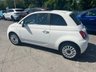 USED 2023 23 FIAT 500 White 1.0 MHEV hatchback, 39,960 miles, Euro 6, ULEZ compliant, 6-speed manual, 15in alloys, 7in touchscreen, CarPlay/Android Auto, sunroof. This 2023 Fiat 500 is a superb example, having had only one owner since new. It features a responsive 1.0 litre petrol engine, meeting Euro 6 emissions standards. Inside, you'll find a 7in HD touchscreen radio complete with Bluetooth, USB connectivity, and DAB digital radio. Seamlessly integrate your smartphone with Apple CarPlay and Android Auto. Comfort is assured with air conditioning, and the fixed sunroof adds an open feel to the cabin. Practicality is enhanced by rain and dusk sensors, whi