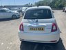 USED 2023 23 FIAT 500 White 1.0 MHEV hatchback, 39,960 miles, Euro 6, ULEZ compliant, 6-speed manual, 15in alloys, 7in touchscreen, CarPlay/Android Auto, sunroof. This 2023 Fiat 500 is a superb example, having had only one owner since new. It features a responsive 1.0 litre petrol engine, meeting Euro 6 emissions standards. Inside, you'll find a 7in HD touchscreen radio complete with Bluetooth, USB connectivity, and DAB digital radio. Seamlessly integrate your smartphone with Apple CarPlay and Android Auto. Comfort is assured with air conditioning, and the fixed sunroof adds an open feel to the cabin. Practicality is enhanced by rain and dusk sensors, whi