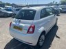 USED 2023 23 FIAT 500 White 1.0 MHEV hatchback, 39,960 miles, Euro 6, ULEZ compliant, 6-speed manual, 15in alloys, 7in touchscreen, CarPlay/Android Auto, sunroof. This 2023 Fiat 500 is a superb example, having had only one owner since new. It features a responsive 1.0 litre petrol engine, meeting Euro 6 emissions standards. Inside, you'll find a 7in HD touchscreen radio complete with Bluetooth, USB connectivity, and DAB digital radio. Seamlessly integrate your smartphone with Apple CarPlay and Android Auto. Comfort is assured with air conditioning, and the fixed sunroof adds an open feel to the cabin. Practicality is enhanced by rain and dusk sensors, whi