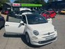 USED 2023 23 FIAT 500 White 1.0 MHEV hatchback, 39,960 miles, Euro 6, ULEZ compliant, 6-speed manual, 15in alloys, 7in touchscreen, CarPlay/Android Auto, sunroof. This 2023 Fiat 500 is a superb example, having had only one owner since new. It features a responsive 1.0 litre petrol engine, meeting Euro 6 emissions standards. Inside, you'll find a 7in HD touchscreen radio complete with Bluetooth, USB connectivity, and DAB digital radio. Seamlessly integrate your smartphone with Apple CarPlay and Android Auto. Comfort is assured with air conditioning, and the fixed sunroof adds an open feel to the cabin. Practicality is enhanced by rain and dusk sensors, whi