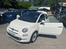 USED 2023 23 FIAT 500 White 1.0 MHEV hatchback, 39,960 miles, Euro 6, ULEZ compliant, 6-speed manual, 15in alloys, 7in touchscreen, CarPlay/Android Auto, sunroof. This 2023 Fiat 500 is a superb example, having had only one owner since new. It features a responsive 1.0 litre petrol engine, meeting Euro 6 emissions standards. Inside, you'll find a 7in HD touchscreen radio complete with Bluetooth, USB connectivity, and DAB digital radio. Seamlessly integrate your smartphone with Apple CarPlay and Android Auto. Comfort is assured with air conditioning, and the fixed sunroof adds an open feel to the cabin. Practicality is enhanced by rain and dusk sensors, whi