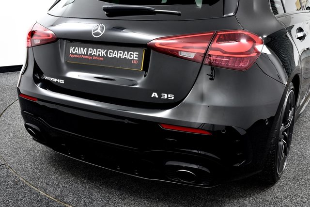 USED 2023 73 MERCEDES-BENZ A-CLASS 2.0 A35h MHEV AMG (Premium Plus) Hatchback 5dr Petrol Hybrid 7G-DCT 4MATIC Euro 6 (s/s) (320 ps) Pan Roof | Aero Pack | Head Up