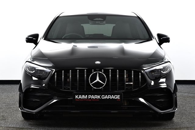 USED 2023 73 MERCEDES-BENZ A-CLASS 2.0 A35h MHEV AMG (Premium Plus) Hatchback 5dr Petrol Hybrid 7G-DCT 4MATIC Euro 6 (s/s) (320 ps) Pan Roof | Aero Pack | Head Up