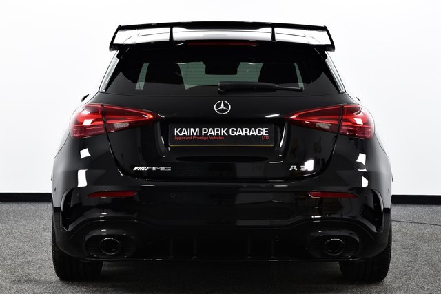 USED 2023 73 MERCEDES-BENZ A-CLASS 2.0 A35h MHEV AMG (Premium Plus) Hatchback 5dr Petrol Hybrid 7G-DCT 4MATIC Euro 6 (s/s) (320 ps) Pan Roof | Aero Pack | Head Up