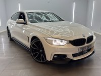USED 2017 17 BMW 4 SERIES GRAN COUPE 2.0 420d M Sport Hatchback 5dr Diesel Auto Euro 6 (s/s) (190 ps) 20'' ALLOY WHEELS , M SPORT BODY KIT , FRONT AND REAR PARKING SENSORS , HEATED LEATHER SEATS , SAT NAV , CRUISE , BLUETOOTH CONNECTIVITY , SERVICE HISTORY - LATEST MAY 2026
