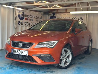 2019 SEAT LEON 2.0 TSI FR Hatchback 5dr Petrol DSG Euro 6 (s/s) (190 ps)+2 FORMER KEEPERS+HISTORY WITH GEARBOX SERVICE+MEDIA+PARK CONTROL+BLUETOOTH+PRIVACY+APPS+CLIMATE+ALLOYS+DAB+CRUISE+GEAR BOX SERVICED &pound;11490.00