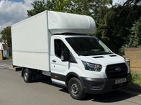 USED 2021 21 FORD TRANSIT 2.0 350 EcoBlue HD Leader 130BHP L4 LWB 13FT 6IN LUTON VAN WITH TAILLIFT 1 OWNER+EURO 6+TAILLUIFT+