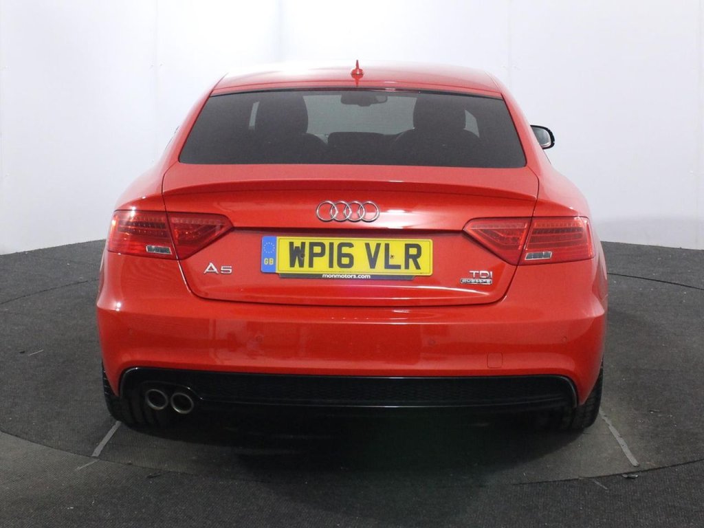 USED 2016 16 AUDI A5 2.0 TDI Black Edition Plus Sportback 5dr Diesel Manual quattro Euro 6 (s/s) (190 ps) 