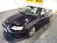 USED 2005 05 SAAB 9-3 2.0T Vector Convertible 2dr Petrol Manual (206 g/km, 150 bhp) 15 SERVICES-POWER ROOF-LEATHER-WIND DEFLECTOR-ALLOY WHEELS-CRUISE