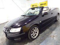 USED 2005 05 SAAB 9-3 2.0T Vector Convertible 2dr Petrol Manual (206 g/km, 150 bhp) 15 SERVICES-POWER ROOF-LEATHER-WIND DEFLECTOR-ALLOY WHEELS-CRUISE