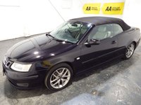 USED 2005 05 SAAB 9-3 2.0T Vector Convertible 2dr Petrol Manual (206 g/km, 150 bhp) 15 SERVICES-POWER ROOF-LEATHER-WIND DEFLECTOR-ALLOY WHEELS-CRUISE