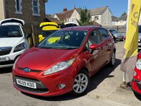 USED 2009 09 FORD FIESTA 1.4 Zetec Hatchback 5dr Petrol Automatic (154 g/km, 94 bhp) NICE LITTLE 5 DOOR FIESTA. COMES WITH SERVICE HISTORY/ FRESH SERVICE AND NEW MOT. CLEAN CONDITION THROUGHOUT. FINISHED IN A METALLIC RED COLOUR. SPEC INCLUDES ALLOY WHEELS, CLOTH INTERIOR, ISOFIX, ELECTRIC WINDOWS AND MIRRORS, ISOFIX, CD/ RADIO + 3 MONTHS WARRANTY + 12 MONTHS AA BREAKDOWN COVER INCLUDED