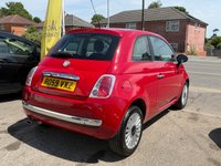 USED 2009 59 FIAT 500 1.2 Pop Hatchback 3dr Petrol Manual Euro 5 (s/s) (69 bhp) IDEAL NEW DRIVER CAR + SERVICE HISTORY + FRESH SERVICE + LONG MOT +  AVERAGE 58 MPG + &pound;35 ROAD TAX + INSURANCE GROUP 5 + IDEAL NEW DRIVER CAR + SOLID RED COLOUR + SPEC INCLUDES ALLOY WHEELS, REMOTE LOCKING, CLOTH INTERIOR, ISOFIX, CD/ RADIO, A/C + 3 MONTHS WARRANTY + 12 MONTHS AA BREAKDOWN COVER