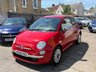 USED 2009 59 FIAT 500 1.2 Pop Hatchback 3dr Petrol Manual Euro 5 (s/s) (69 bhp) IDEAL NEW DRIVER CAR + SERVICE HISTORY + FRESH SERVICE + LONG MOT +  AVERAGE 58 MPG + &pound;35 ROAD TAX + INSURANCE GROUP 5 + IDEAL NEW DRIVER CAR + SOLID RED COLOUR + SPEC INCLUDES ALLOY WHEELS, REMOTE LOCKING, CLOTH INTERIOR, ISOFIX, CD/ RADIO, A/C + 3 MONTHS WARRANTY + 12 MONTHS AA BREAKDOWN COVER