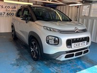 USED 2018 18 CITROEN C3 AIRCROSS 1.2 PureTech Flair SUV 5dr Petrol Manual Euro 6 (s/s) (110 ps)+2 KEYS+1 FORMER KEEPER+ALLOYS+FSH 8 STAMPS+BLUETOOTH+MEDIA+AIRCON+NEW TIMING BELT AND SERVICED+PRIVACY+USB+AUX+DAB+APPS+CRUISE+ 2 KEYS+2 FORMER KEEPERS+ALLOYS+FSH 7 STAMPS+BLUETOOTH+MEDIA+AIRCON+NEW TIMING BELT AND SERVICED+PRIVACY+USB+AUX+DAB+APPS+CRUISE+HPI CLEAR