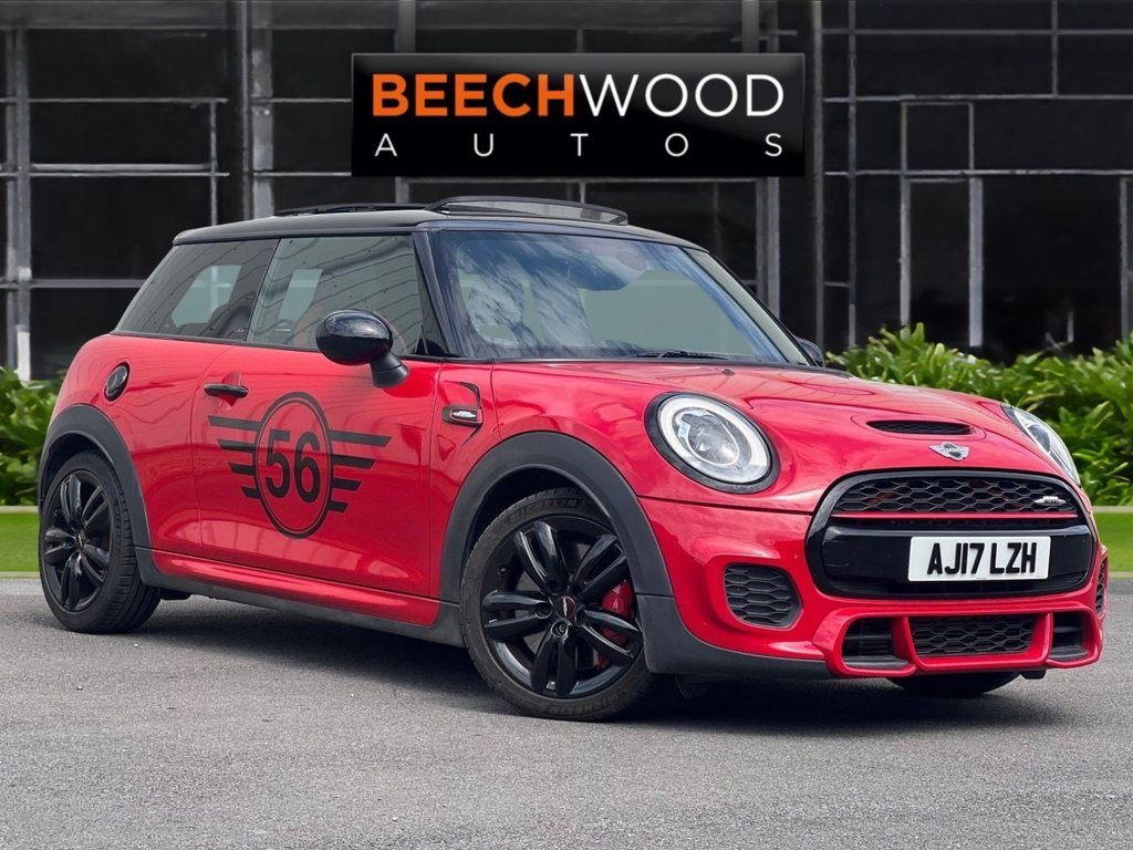 USED 2017 17 MINI HATCH 2.0 John Cooper Works Hatchback 3dr Petrol Auto Euro 6 (s/s) (231 ps) CHLLI PACK / PAN SUN ROOF