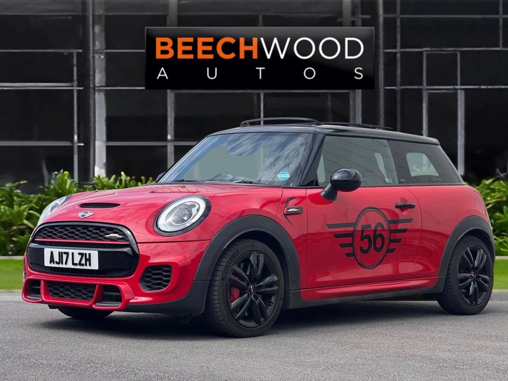 USED 2017 17 MINI HATCH 2.0 John Cooper Works Hatchback 3dr Petrol Auto Euro 6 (s/s) (231 ps) CHLLI PACK / PAN SUN ROOF