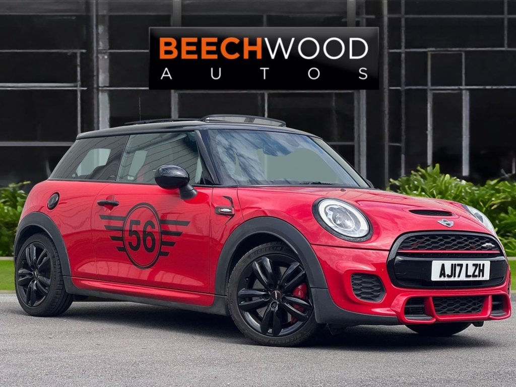 USED 2017 17 MINI HATCH 2.0 John Cooper Works Hatchback 3dr Petrol Auto Euro 6 (s/s) (231 ps) CHLLI PACK / PAN SUN ROOF