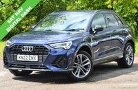USED 2022 22 AUDI Q3 1.5 TFSI CoD 35 Black Edition SUV 5dr Petrol Manual Euro 6 (s/s) (150 ps) Digital Dash, Sat Nav