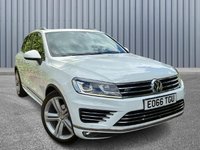 USED 2016 66 VOLKSWAGEN TOUAREG 3.0 TDI V6 BlueMotion Tech R-Line Plus Tiptronic 4WD Euro 6 (s/s) 5dr 2KEYS|PANROOF|TOW|PLUS