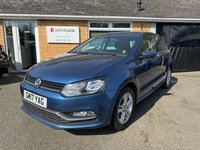 USED 2017 17 VOLKSWAGEN POLO 1.0 BlueMotion Tech Match Edition Hatchback 5dr Petrol Manual Euro 6 (s/s) (60 ps) BlueMotion Technology - Bluetooth Connectivity - Electric Front & Rear Windows - Multifunction Steering Wheel