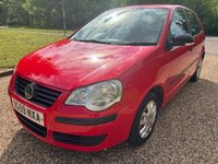 USED 2009 59 VOLKSWAGEN POLO 1.2 E 3dr 