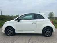 USED 2016 66 FIAT 500 1.2 S Hatchback 3dr Petrol Manual Euro 6 (s/s) (69 bhp) ONLY &pound;20 ROAD TAX + VERY LOW GENUINE MILES + REAR PARKING SENSORS + GOOD SERVICE HISTORY + 65.7 MPG + SPORT KIT + 7' TOUCHSCREEN DISPLAY WITH BLUETOOTH & DAB RADIO + PRIVACY GLASS + FINISHED IN BOSSA NOVA WHITE + HEATED REAR WINDOW + 15' SATIN GRAPHITE ALLOY WHEELS WITH TPMS