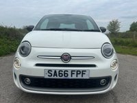 USED 2016 66 FIAT 500 1.2 S Hatchback 3dr Petrol Manual Euro 6 (s/s) (69 bhp) ONLY &pound;20 ROAD TAX + VERY LOW GENUINE MILES + REAR PARKING SENSORS + GOOD SERVICE HISTORY + 65.7 MPG + SPORT KIT + 7' TOUCHSCREEN DISPLAY WITH BLUETOOTH & DAB RADIO + PRIVACY GLASS + FINISHED IN BOSSA NOVA WHITE + HEATED REAR WINDOW + 15' SATIN GRAPHITE ALLOY WHEELS WITH TPMS