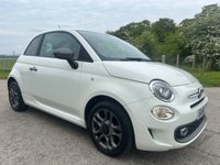 USED 2016 66 FIAT 500 1.2 S Hatchback 3dr Petrol Manual Euro 6 (s/s) (69 bhp) ONLY &pound;20 ROAD TAX + VERY LOW GENUINE MILES + REAR PARKING SENSORS + GOOD SERVICE HISTORY + 65.7 MPG + SPORT KIT + 7' TOUCHSCREEN DISPLAY WITH BLUETOOTH & DAB RADIO + PRIVACY GLASS + FINISHED IN BOSSA NOVA WHITE + HEATED REAR WINDOW + 15' SATIN GRAPHITE ALLOY WHEELS WITH TPMS
