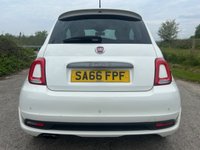 USED 2016 66 FIAT 500 1.2 S Hatchback 3dr Petrol Manual Euro 6 (s/s) (69 bhp) ONLY &pound;20 ROAD TAX + VERY LOW GENUINE MILES + REAR PARKING SENSORS + GOOD SERVICE HISTORY + 65.7 MPG + SPORT KIT + 7' TOUCHSCREEN DISPLAY WITH BLUETOOTH & DAB RADIO + PRIVACY GLASS + FINISHED IN BOSSA NOVA WHITE + HEATED REAR WINDOW + 15' SATIN GRAPHITE ALLOY WHEELS WITH TPMS