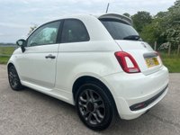 USED 2016 66 FIAT 500 1.2 S Hatchback 3dr Petrol Manual Euro 6 (s/s) (69 bhp) ONLY &pound;20 ROAD TAX + VERY LOW GENUINE MILES + REAR PARKING SENSORS + GOOD SERVICE HISTORY + 65.7 MPG + SPORT KIT + 7' TOUCHSCREEN DISPLAY WITH BLUETOOTH & DAB RADIO + PRIVACY GLASS + FINISHED IN BOSSA NOVA WHITE + HEATED REAR WINDOW + 15' SATIN GRAPHITE ALLOY WHEELS WITH TPMS