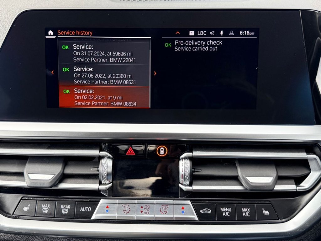USED 2021 70 BMW 3 SERIES 2.0 318d MHT Sport Saloon 4dr Diesel Hybrid Auto Euro 6 (s/s) (150 ps) APPLE CARPLAY+R/CAMERA+LED+XENON
