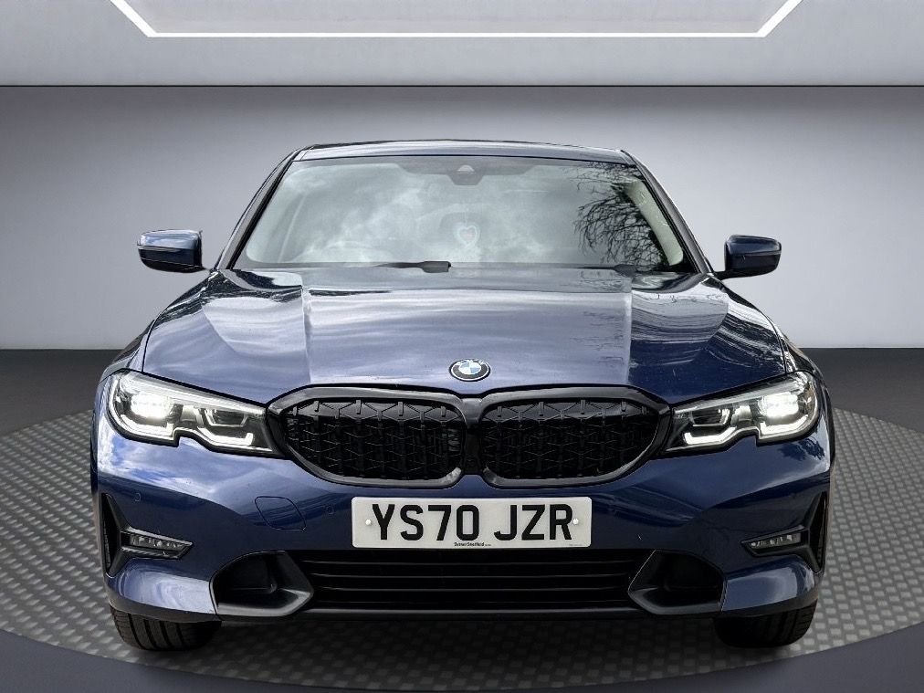 USED 2021 70 BMW 3 SERIES 2.0 318d MHT Sport Saloon 4dr Diesel Hybrid Auto Euro 6 (s/s) (150 ps) APPLE CARPLAY+R/CAMERA+LED+XENON