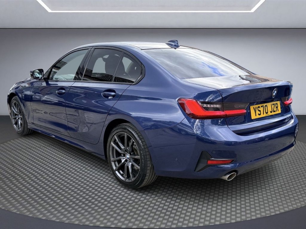 USED 2021 70 BMW 3 SERIES 2.0 318d MHT Sport Saloon 4dr Diesel Hybrid Auto Euro 6 (s/s) (150 ps) APPLE CARPLAY+R/CAMERA+LED+XENON