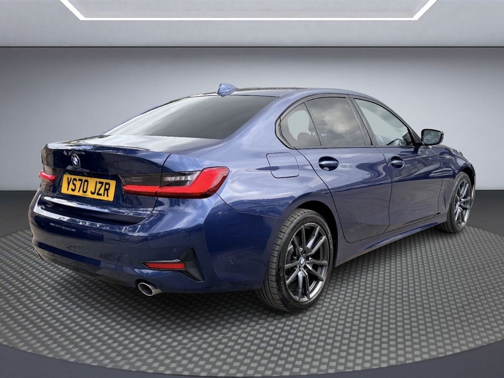 USED 2021 70 BMW 3 SERIES 2.0 318d MHT Sport Saloon 4dr Diesel Hybrid Auto Euro 6 (s/s) (150 ps) APPLE CARPLAY+R/CAMERA+LED+XENON