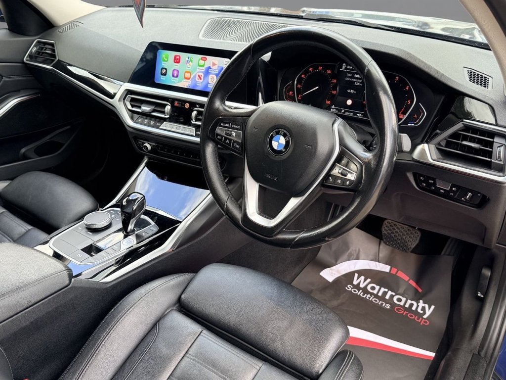 USED 2021 70 BMW 3 SERIES 2.0 318d MHT Sport Saloon 4dr Diesel Hybrid Auto Euro 6 (s/s) (150 ps) APPLE CARPLAY+R/CAMERA+LED+XENON