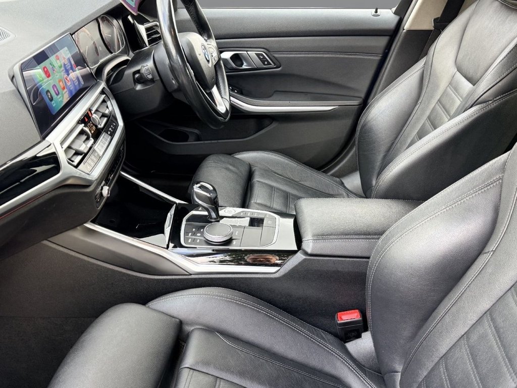 USED 2021 70 BMW 3 SERIES 2.0 318d MHT Sport Saloon 4dr Diesel Hybrid Auto Euro 6 (s/s) (150 ps) APPLE CARPLAY+R/CAMERA+LED+XENON