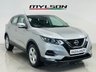 USED 2018 18 NISSAN QASHQAI 1.5 dCi Acenta SUV 5dr Diesel Manual Euro 6 (s/s) (110 ps) Metallic Silver | Black Interior | Bluetooth Media | Low Mileage | ULEZ OK