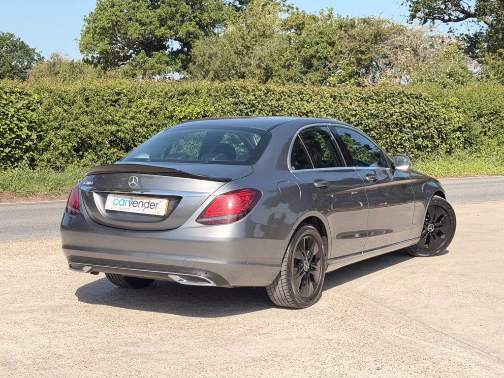 USED 2018 68 MERCEDES-BENZ C-CLASS 1.5 C200 MHEV EQ Boost Sport (Premium) Saloon 4dr Petrol G-Tronic+ Euro 6 (s/s) (198 ps) 4 Services|Camera|Rear & Front Sensors|SatNav|Heated Seats|