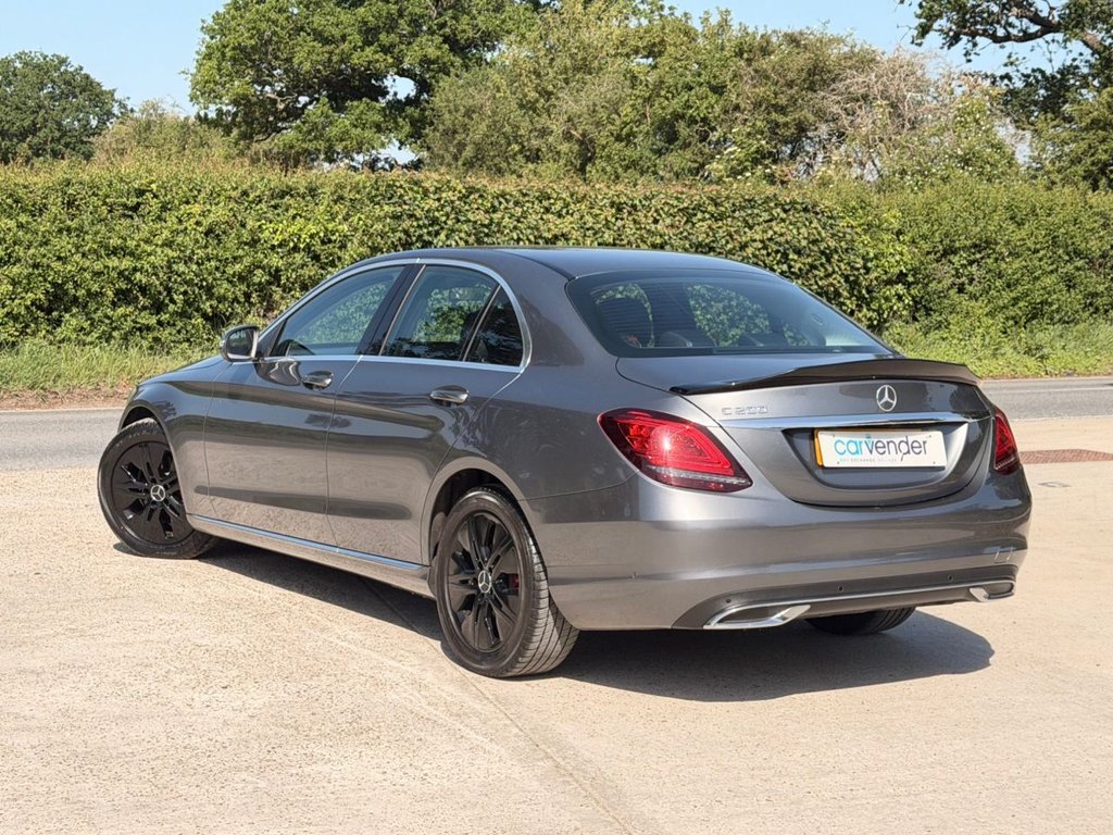 USED 2018 68 MERCEDES-BENZ C-CLASS 1.5 C200 MHEV EQ Boost Sport (Premium) Saloon 4dr Petrol G-Tronic+ Euro 6 (s/s) (198 ps) 4 Services|Camera|Rear & Front Sensors|SatNav|Heated Seats|