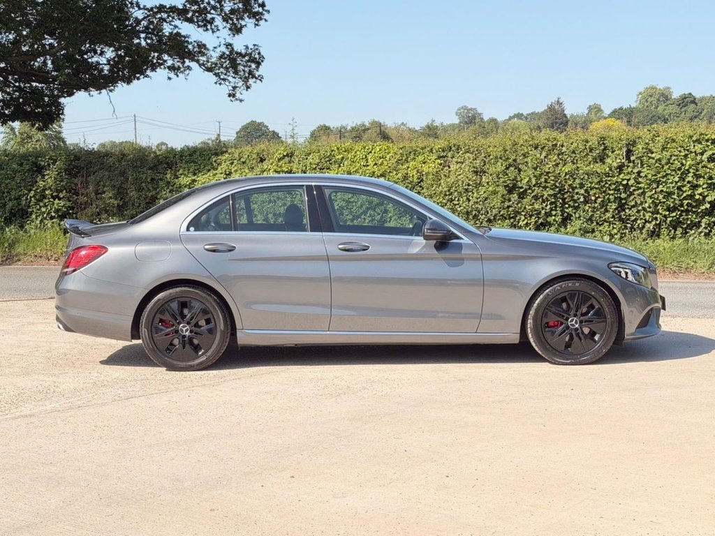 USED 2018 68 MERCEDES-BENZ C-CLASS 1.5 C200 MHEV EQ Boost Sport (Premium) Saloon 4dr Petrol G-Tronic+ Euro 6 (s/s) (198 ps) 4 Services|Camera|Rear & Front Sensors|SatNav|Heated Seats|