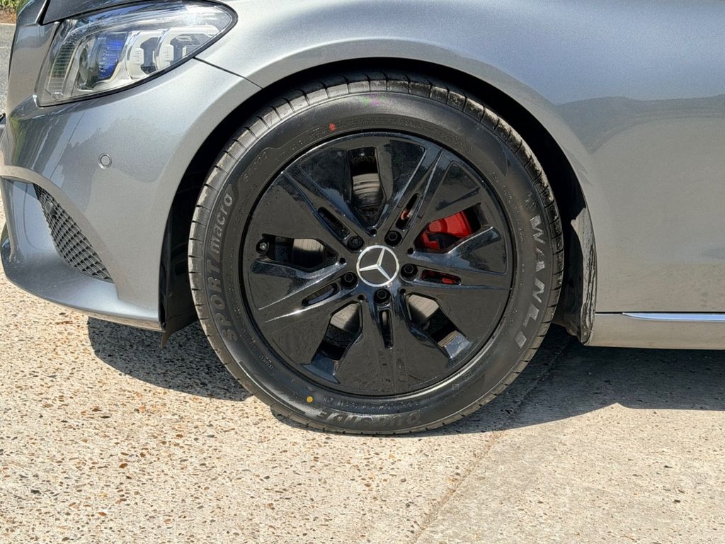 USED 2018 68 MERCEDES-BENZ C-CLASS 1.5 C200 MHEV EQ Boost Sport (Premium) Saloon 4dr Petrol G-Tronic+ Euro 6 (s/s) (198 ps) 4 Services|Camera|Rear & Front Sensors|SatNav|Heated Seats|