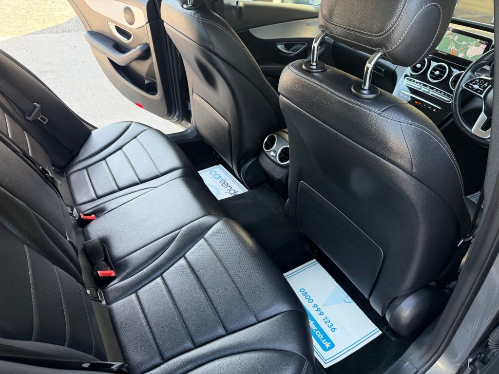 USED 2018 68 MERCEDES-BENZ C-CLASS 1.5 C200 MHEV EQ Boost Sport (Premium) Saloon 4dr Petrol G-Tronic+ Euro 6 (s/s) (198 ps) 4 Services|Camera|Rear & Front Sensors|SatNav|Heated Seats|