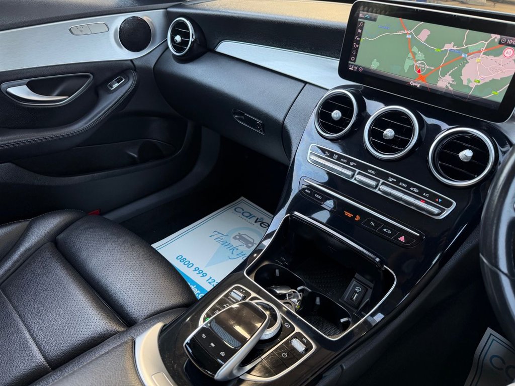 USED 2018 68 MERCEDES-BENZ C-CLASS 1.5 C200 MHEV EQ Boost Sport (Premium) Saloon 4dr Petrol G-Tronic+ Euro 6 (s/s) (198 ps) 4 Services|Camera|Rear & Front Sensors|SatNav|Heated Seats|
