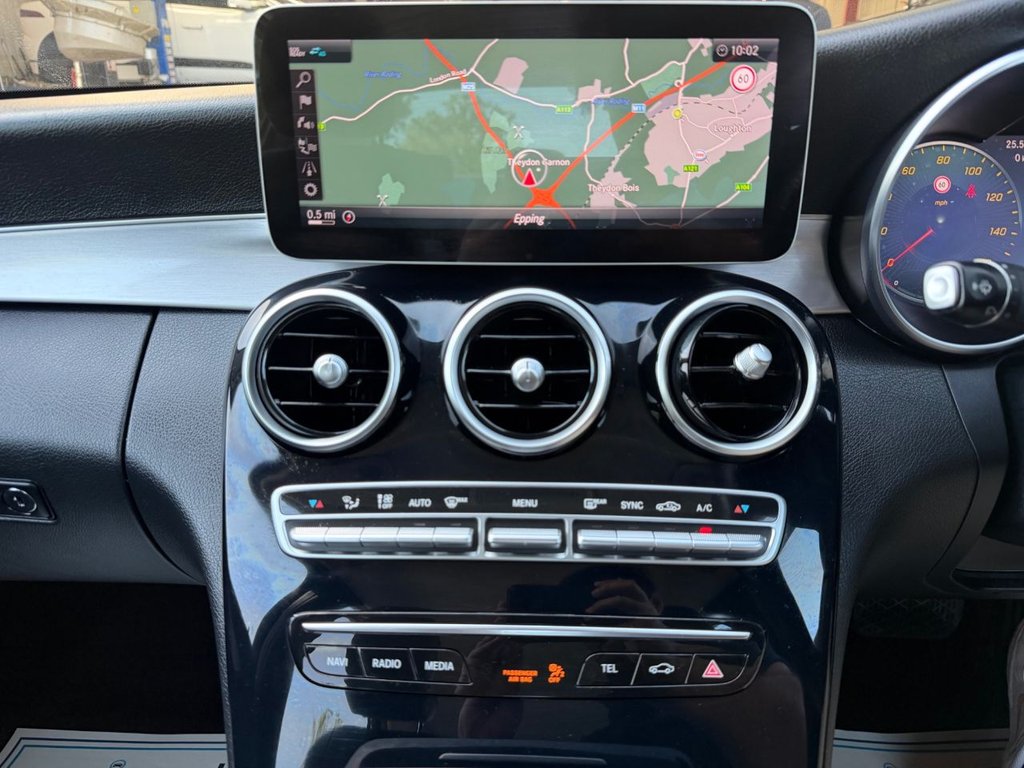 USED 2018 68 MERCEDES-BENZ C-CLASS 1.5 C200 MHEV EQ Boost Sport (Premium) Saloon 4dr Petrol G-Tronic+ Euro 6 (s/s) (198 ps) 4 Services|Camera|Rear & Front Sensors|SatNav|Heated Seats|