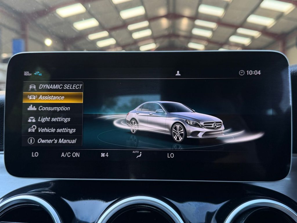 USED 2018 68 MERCEDES-BENZ C-CLASS 1.5 C200 MHEV EQ Boost Sport (Premium) Saloon 4dr Petrol G-Tronic+ Euro 6 (s/s) (198 ps) 4 Services|Camera|Rear & Front Sensors|SatNav|Heated Seats|