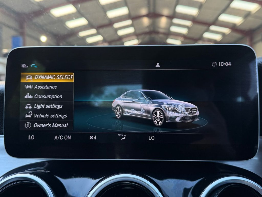 USED 2018 68 MERCEDES-BENZ C-CLASS 1.5 C200 MHEV EQ Boost Sport (Premium) Saloon 4dr Petrol G-Tronic+ Euro 6 (s/s) (198 ps) 4 Services|Camera|Rear & Front Sensors|SatNav|Heated Seats|